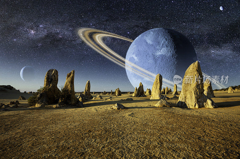 Alien Planet Sci Fi Landscape